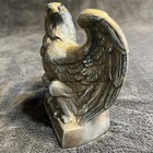 Vtg 6  1968 Die Cast Metal Eagle 1776 Colonial Virginia Bookend Statue