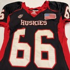 Game Worn Used Jersey Northern Illinois Huskies Niu Football Adidas Size 42  66