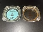 Las Vegas Nevada Casino   Hotel Tropicana Vintage Glass Ashtray 1950s Set Of 2 