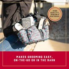 Weaver Equine Horse Grooming Kit  7-piece Horse Brush Set With Organizer Tote Ba