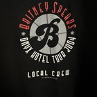 Vintage Britney Spears Onyx Hotel Tour 2004 Local Crew Black T Shirt Size Xl