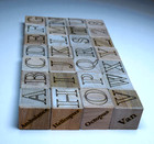 Wooden Alphabet Blocks For Kids