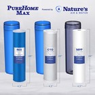 3-stage Whole House Water Filter System Big Blue Sediment Cto Res Ion Exchange