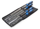Eastwood 4 Piece Carbon Steel Metal File Set For Removing Rough Edges On Metal