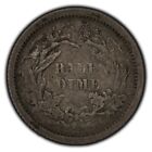 United States 1862 5 Cents Seated Liberty Half Dime Silver Coin