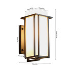 Led Wall Light Sconce Waterproof Outdoor Modern Lamp Exterior Wall Fixture 110v