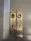     pair Antique vintage Ornate Back Plates  Victorian  Art Deco  Door Hardware