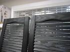Mid America Raised Panel Vinyl Shutters  1 Pair  - 14 5 In X 66 5 In Black 2- Pa