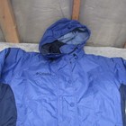 Columbia Snow Suit Womens Large Blue One Piece Insulated Hooded Winter Rain Vtg