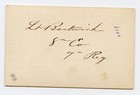 Civil War-era Cdv Ink Id d Possibly Signed  7th Nysm 1st Lt  Charles B Bostwick