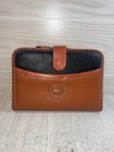 Dooney And Bourke Brown black Leather Planner Organizer  8 X 6  Vintage 1997 Nos