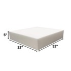 5  X 32  X 32  Upholstery Foam Cushion High Density  square Foam For Dining C   