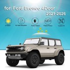Thicken Sun Shades For Ford Bronco 4door 2021-2026  Sliver 