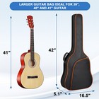 40 41  Acoustic Guitar Case 5mm Thick Gig Bag Heavy Duty Thickened Soft Padded