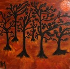 Expressionist Oil Painting Landscape Signed