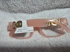 Versace Eyeglasses Mod  3367-u 5392 52-17 140 Pink Opal   Gold Cat Eyes Frames