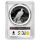 2023-s Proof  1 Peace Silver Dollar Pcgs Pr70dcam Fdoi Peace Label