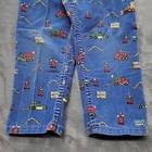 Vtg Oshkosh B gosh Carpenter Pants Boys 4t Blue Corduroy Construction Retro