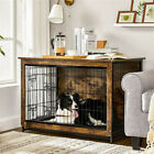 Super Large Retro Wooden Dog Crate Thick Wire Pet Cage Kennel Double Door W Tray