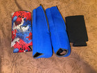 4  Qty  Koozie coozie beer coke bottle can Cooler  Blue red black  Pre-owned