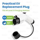 Ev 32a Replacement Plug - Sae J1772 Connector - Level 2 Charging Cable Nozzle