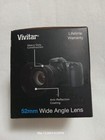 Vivitar Hd4 Optics Wide Angle W macro Lens 52mm For Dslr slr Cameras Open Box