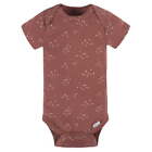 Gerber Baby Girl s 3 Pack Short Sleeve Onesies Various Sizes Puppy  Moon   Star