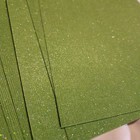 Green Glitter Craft Paper 5 5 X 8 5 Pack Of 6 Journals Cards Scrapbooking