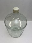 Vintage Clear Glass Jug Water Bottle 6 1 2 Gallon Embossed Lancaster Carboy Coin