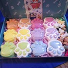 All Natural 100  Organic Bath Bombs   Kids Cute Paw Bath Bombs Fun Holiday Gift 