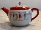 Rare Vintage Japanese Porcelain Musical Rabbits Geisha Girl Style Childs Tea Set