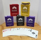 Copag Elite 100  Plastic Playing Cards - Poker Size Jumbo 5 Decks No Jokers Used