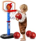 Toddler Basketball Arcade Game Set Adjustable Goal With 4 Ball For Kids  Gifts