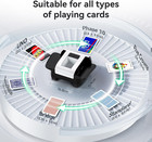Card Shuffler 2 Deck  Rechargeable Automatic Card Shuffler With Dual Modes  Low