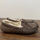 Ugg Women s Dakota Espresso Suede Slippers Moccasins 5612 Shoes Sz 8