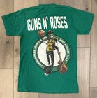 Guns N Roses 2023 Boston Fenway Park Concert Shirt Mens S Kelly Green Celtics