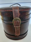 Vintage Leather Hat Carrying Case