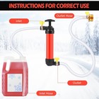 Siphon Hand Pump Kit - Fuel   Water Transfer Pump For Rvs  Campers   Trailer