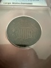 1864 Large Motto 2 Cent Coin Vf  Details  Corroded