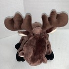 Ganz Webkinz Moose Plush Hm375 Tags No Code 10  Stuffed Animal Brown