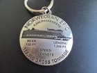 Norwewgian Cruise Line  epic  Metal Ship Stats Key Chain Fob Ncl