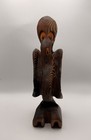 Vintage Cryptomeria Wood Carved Vulture Bird 