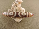 Tibetan Energy Tibetan Agate Dzi Bead Amulet Pendant Desig 9 Eyes Gzi Beads J8