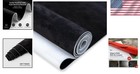 Versatile Black Suede Headliner Fabric 36  L X 60  W - Tube Packaging Included