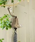 Handcrafted Wall Hanging Brass Ship Bell Polished 6  Indoor   Outdoor Wall Mount