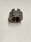  1  1    Slotted Castle Nut Cotter Pin Locknut 1-14 Fine Thread  Unf Plain Steel