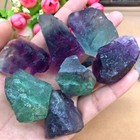 Natural Fluorite Stones Quartz Crystal Rough Healing Specimen Gemstone Gravel 1