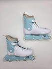 Rollingbunny Women   s Pro Inline Skates Size 9 Blue white Equipped With Abec-9