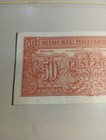 1944 Austria Military Paper Money - 50 Groschen Banknote 