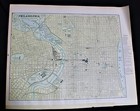 Gaskell s Atlas Map Page Of Pennsylvania Philadelphia Lower Manhattan 1888
